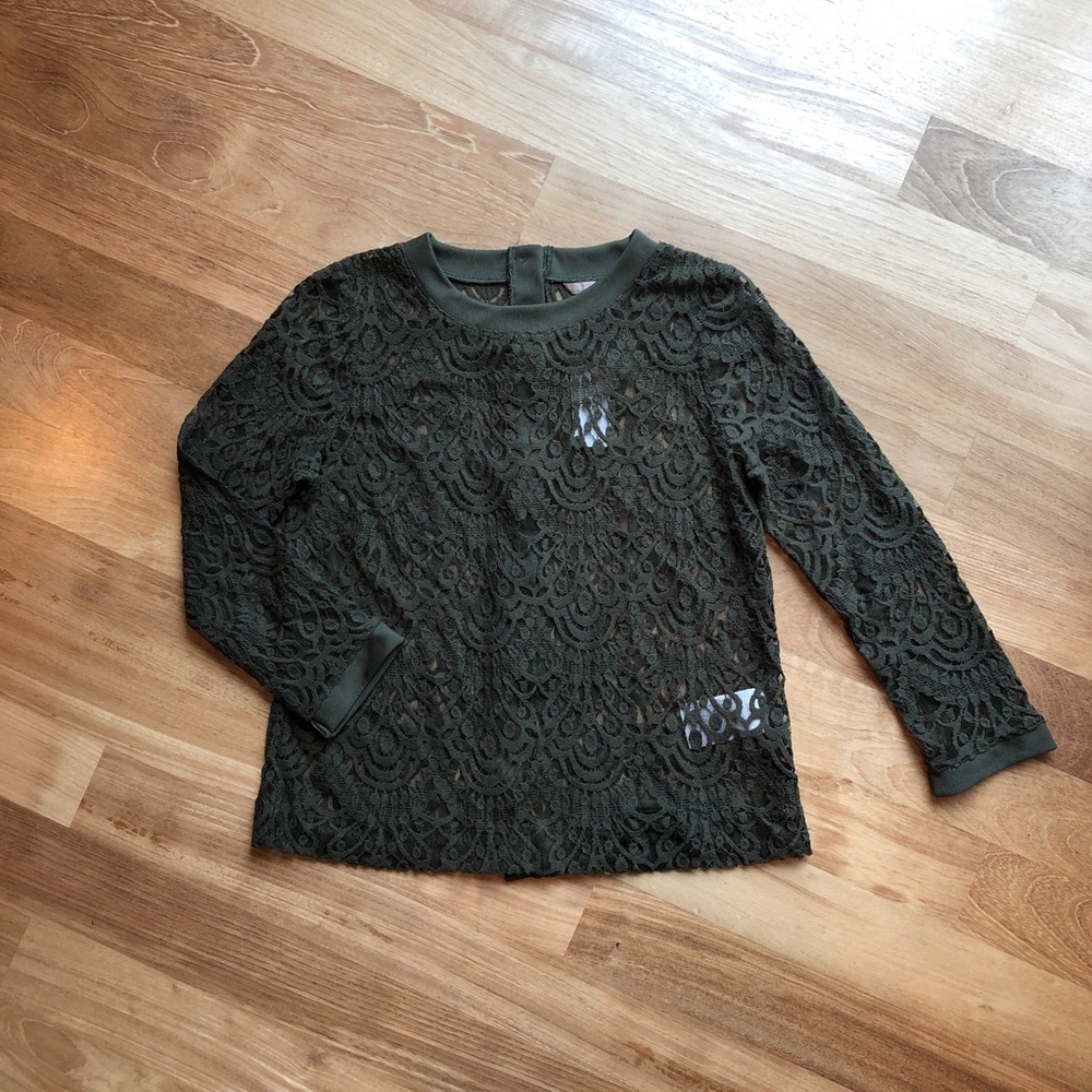 Banana Republic Green Place Top